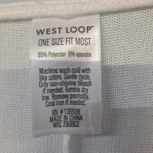 West Loop Top Cardigan Womens, One Size fits Most, White Open Front, NWT - Picture 4 of 4